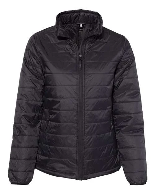 Womens Puffer Jacket Elasticated Jacket Padded Jacket Insulated Jacket