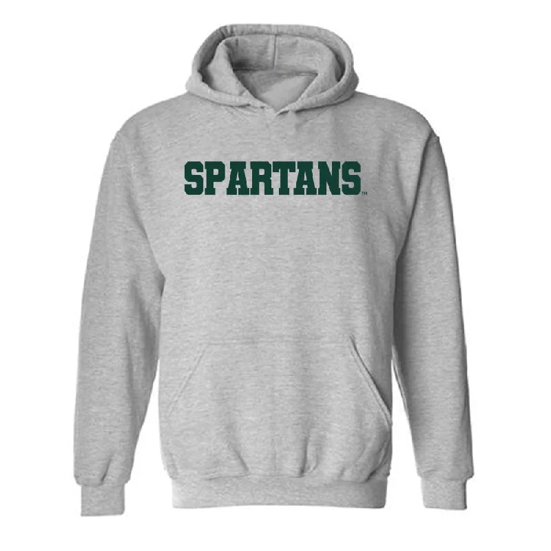 Michigan State - NCAA Women's Ice Hockey : Karsen Dorwart - Generic Shersey Hooded Sweatshirt Hoodie with Oversized Fit Loose Comfortable