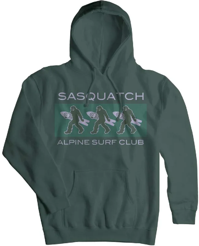 Airblaster Sasquatch ASC Hoodie 2023 Hoodie with Raw Hem Edgy Unfinished