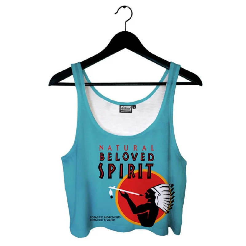 Beloved Spirit Crop Top Anti-Pilling Machine Wash Handmade