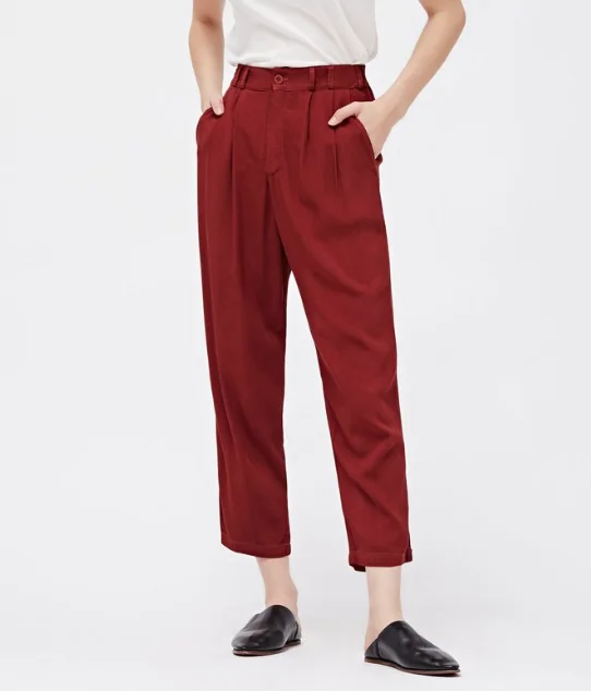 Lex Trousers - Brick Trousers Lace Delicate