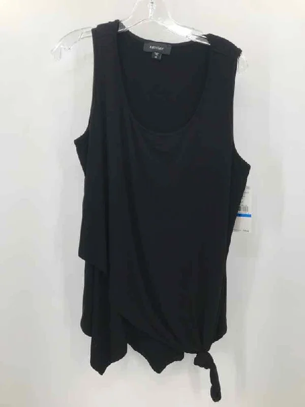 Pre-Owned Karen Kane Black Size XL Tank Top sexy tank top