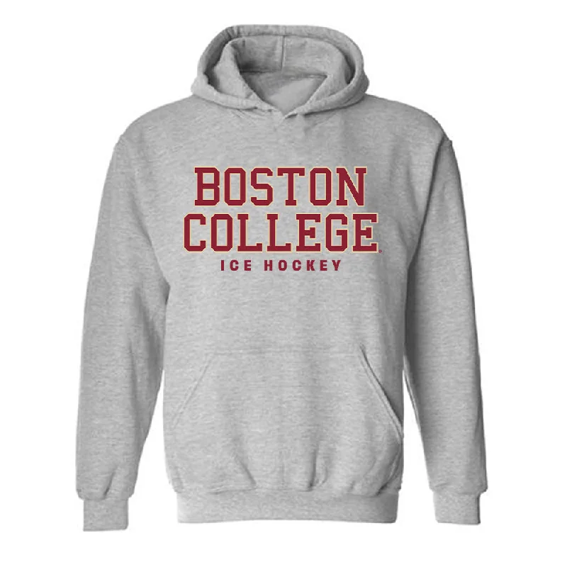 Boston College - NCAA Women's Ice Hockey : Skyler Sharfman - Classic Shersey Hooded Sweatshirt Hoodie with Hem Elastic Stretchable Comfortable