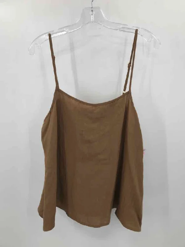 Pre-Owned Z Supply Brown Size Large Tank Top soft tank top