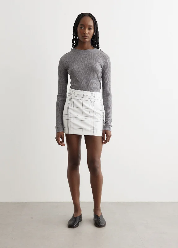 Marni Mini Skirt linen skirt natural