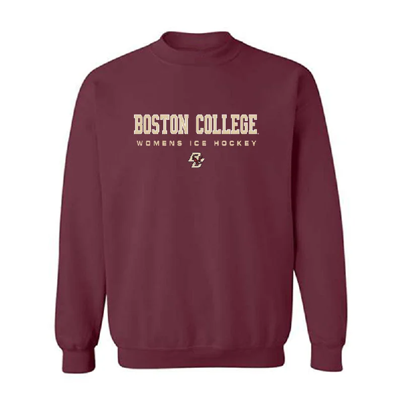 Boston College - NCAA Women's Ice Hockey : Skyler Sharfman - Classic Shersey Crewneck Sweatshirt Hoodie Sweatshirt Pullover