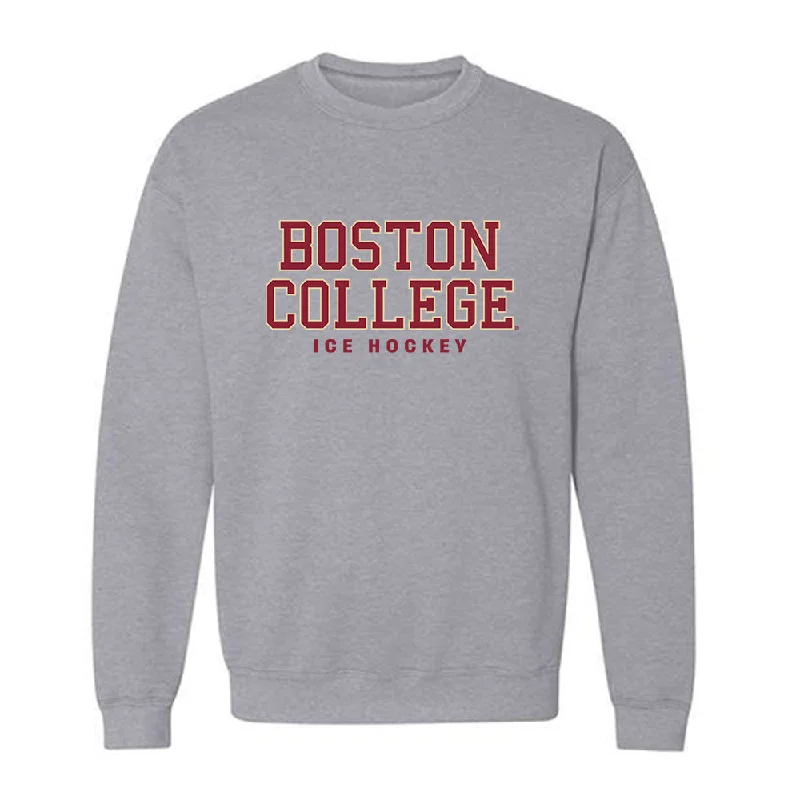 Boston College - NCAA Women's Ice Hockey : Skyler Sharfman - Classic Shersey Crewneck Sweatshirt Hoodie with Hem Drawcord Adjustable Customizable