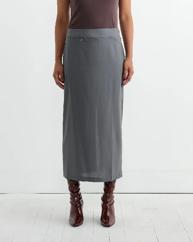 Jiaqui Skirt in Grey floral skirt print