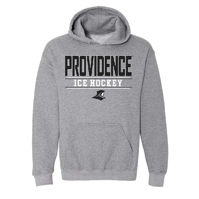 Providence - NCAA Women's Ice Hockey : Hannah Johnson - Classic Shersey Hooded Sweatshirt Hoodie with Logo Branding Identity