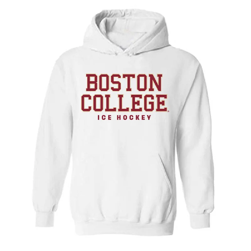 Boston College - NCAA Women's Ice Hockey : Molly Jordan - Classic Shersey Hooded Sweatshirt Hoodie with Turtle Neck Cozy Winter