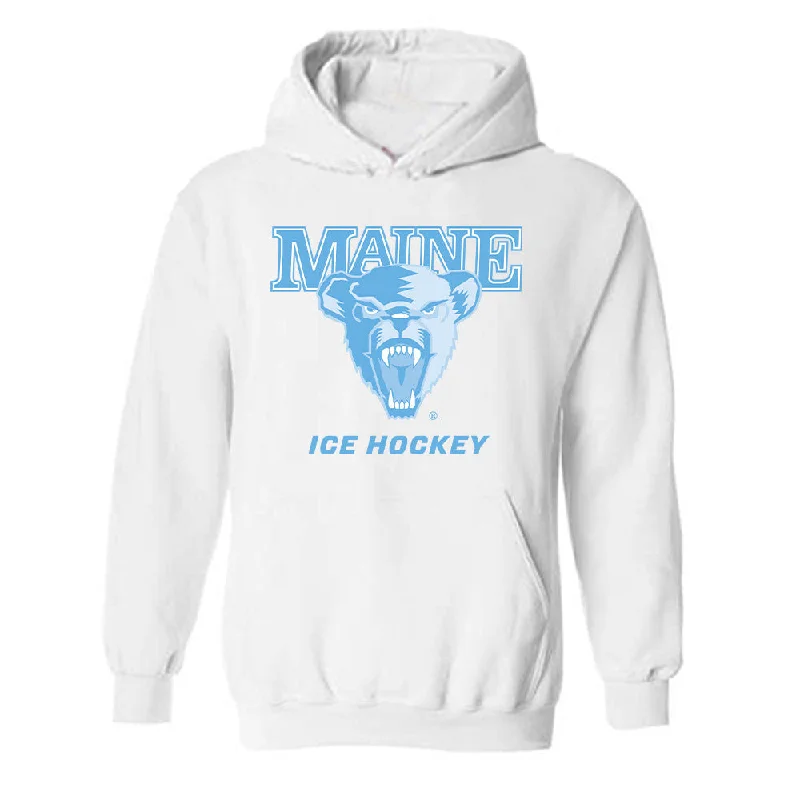 Maine - NCAA Women's Ice Hockey : Madisyn Ryan - Classic Shersey Hooded Sweatshirt Hoodie with Lace Feminine Delicate