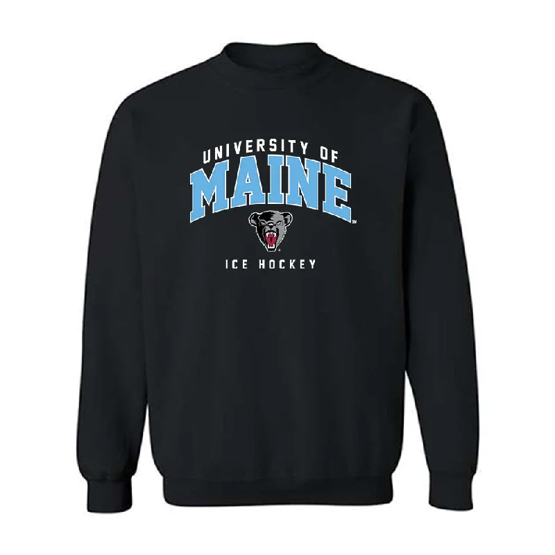 Maine - NCAA Women's Ice Hockey : Lily Fetch - Classic Shersey Crewneck Sweatshirt Hoodie with Half-Zip Sporty Casual