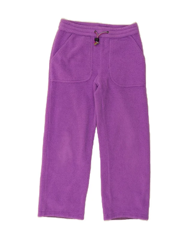 BAILO Womens Fleece Tracksuit Trousers IT 44 Medium  Purple Trousers Formal Black