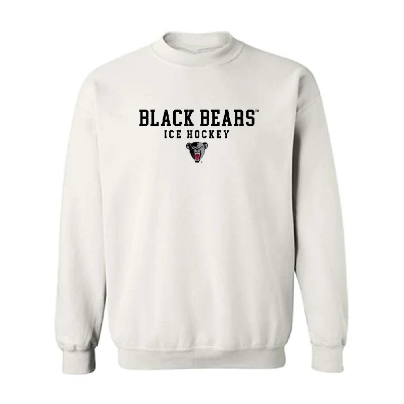 Maine - NCAA Women's Ice Hockey : Gracie Hanson - Classic Fashion Shersey Crewneck Sweatshirt Hoodie with Applique Textured Unique