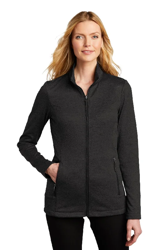 Port Authority Women's Collective Striated Fleece Jacket Toggled Jacket Drawstring Jacket Belted Jacket