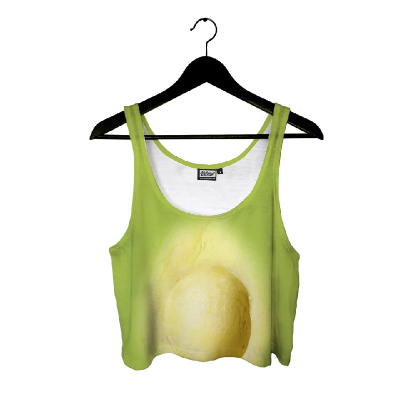 Avocado Other Half Crop Top Cozy Warm Stylish