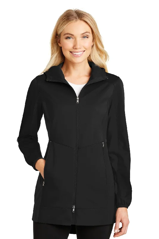 Port Authority Women's Active Hooded Soft Shell Jacket Wool Fabric Cashmere Fabric Tweed Fabric