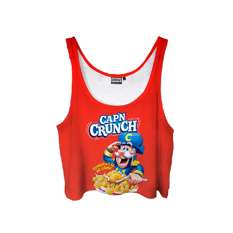 Cap'n Crunch Crop Top Sequined Glittery Shiny