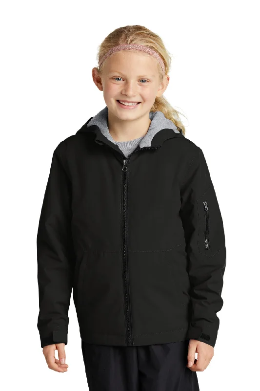 Sport-Tek Youth Waterproof Insulated Jacket Knit Jacket Woven Jacket Fleece Jacket