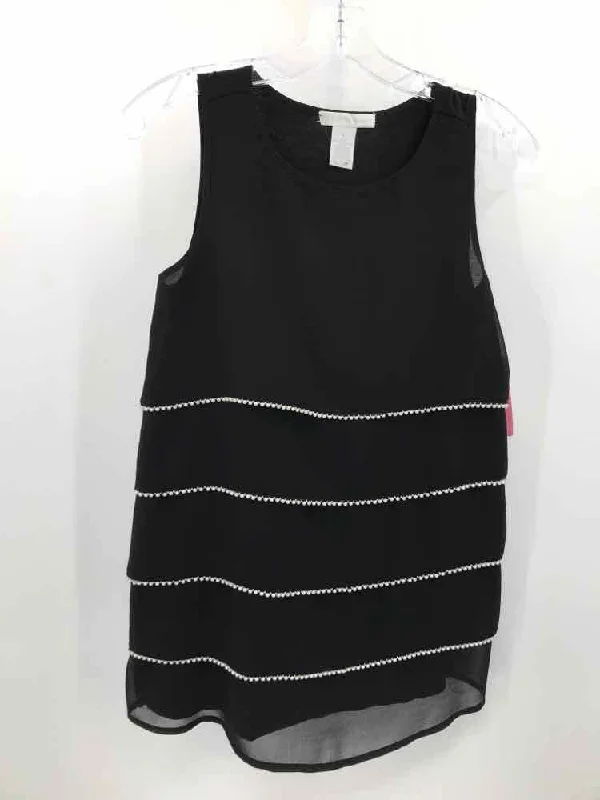 Pre-Owned Design History Black Size Small Tank Top lace tank top