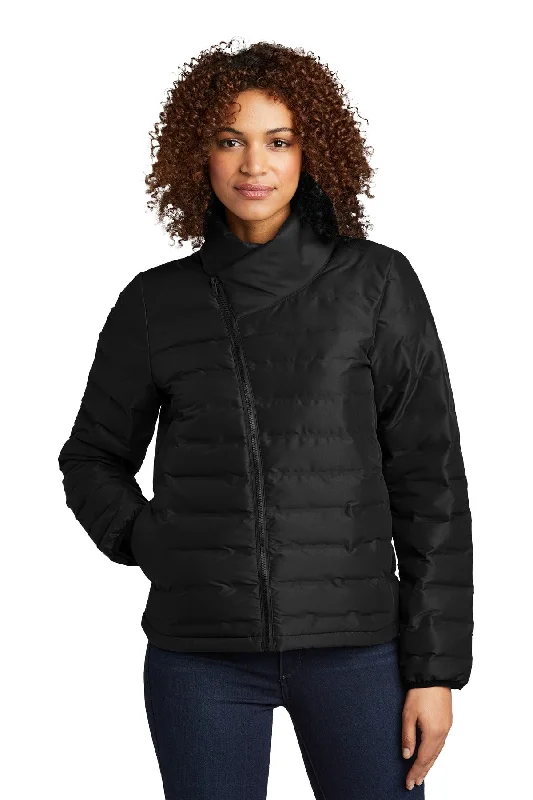 OGIO Ladies Street Puffy Full-Zip Jacket Stand-Up Collar Roll-Neck Collar Turtle Neck