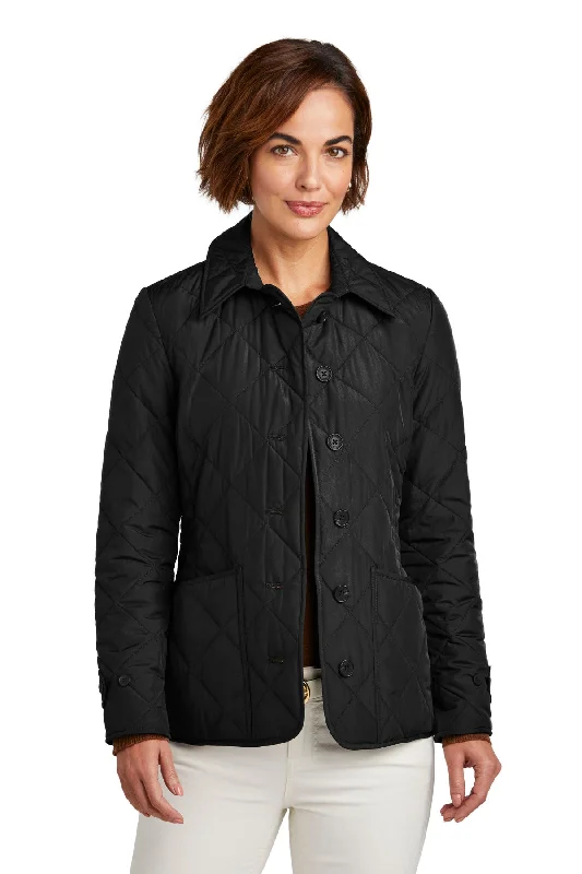 Brooks Brothers Women's Quilted Jacket Nylon Fabric Polyester Fabric Spandex Fabric