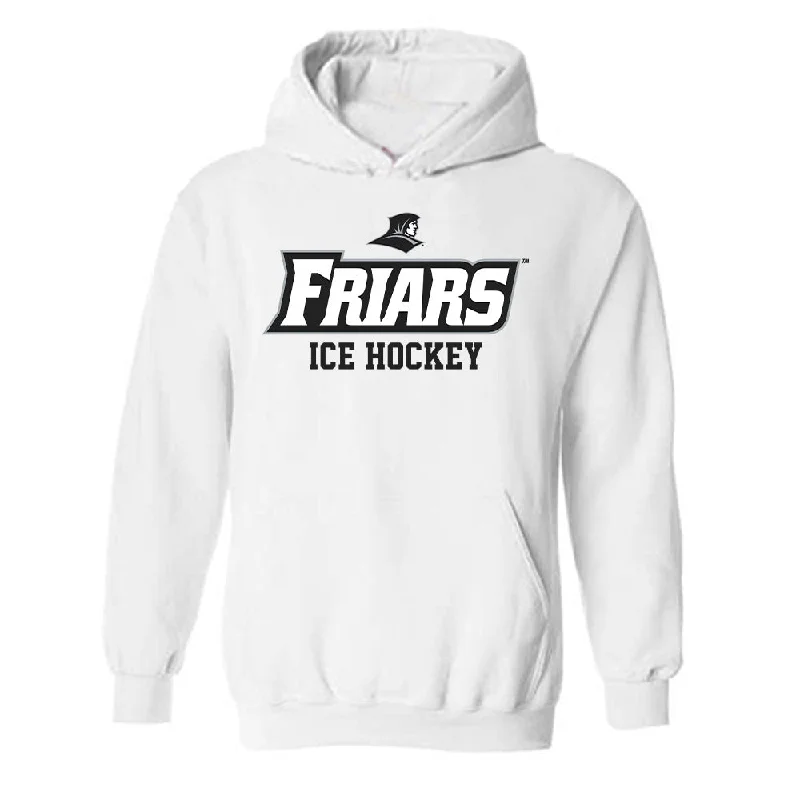 Providence - NCAA Women's Ice Hockey : Hannah Johnson - Classic Shersey Hooded Sweatshirt Hoodie with Embroidery Detailed Premium