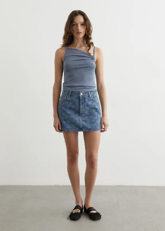 Envy Denim Mini Skirt denim skirt fashionable