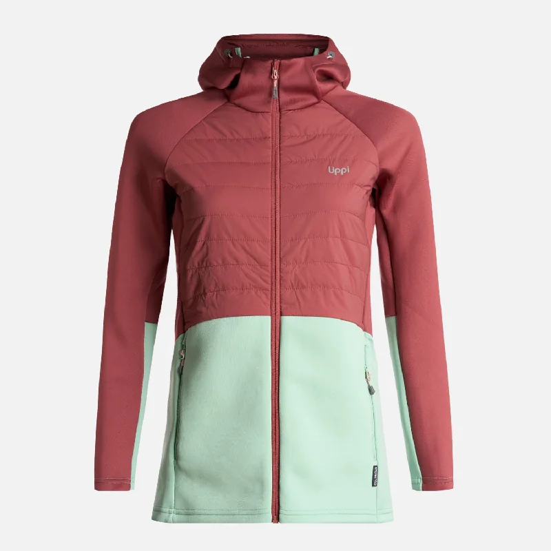 Poleron Mujer ColdMove WindBreaker SteamPro Hoody Jacket Rosado Oscuro Lippi Wool Jacket Cashmere Jacket Tweed Jacket