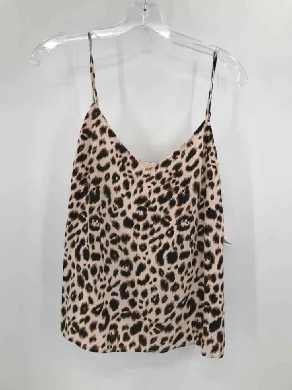 Pre-Owned L'Agence Black Size XS Printed Tank Top sage tank top