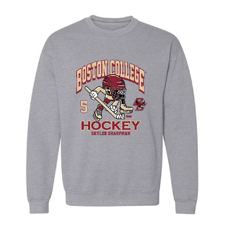 Boston College - NCAA Women's Ice Hockey : Skyler Sharfman - Fashion Shersey Crewneck Sweatshirt Hoodie Dress Longline Feminine