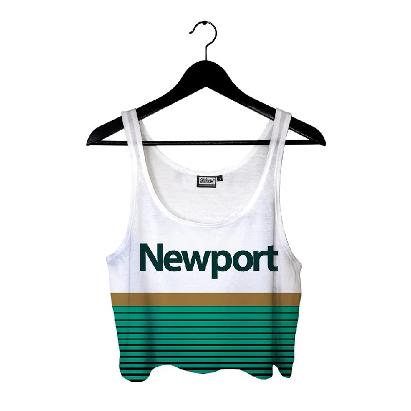 Newport Crop Top Cashmere Blend Cotton Blend Poly Blend