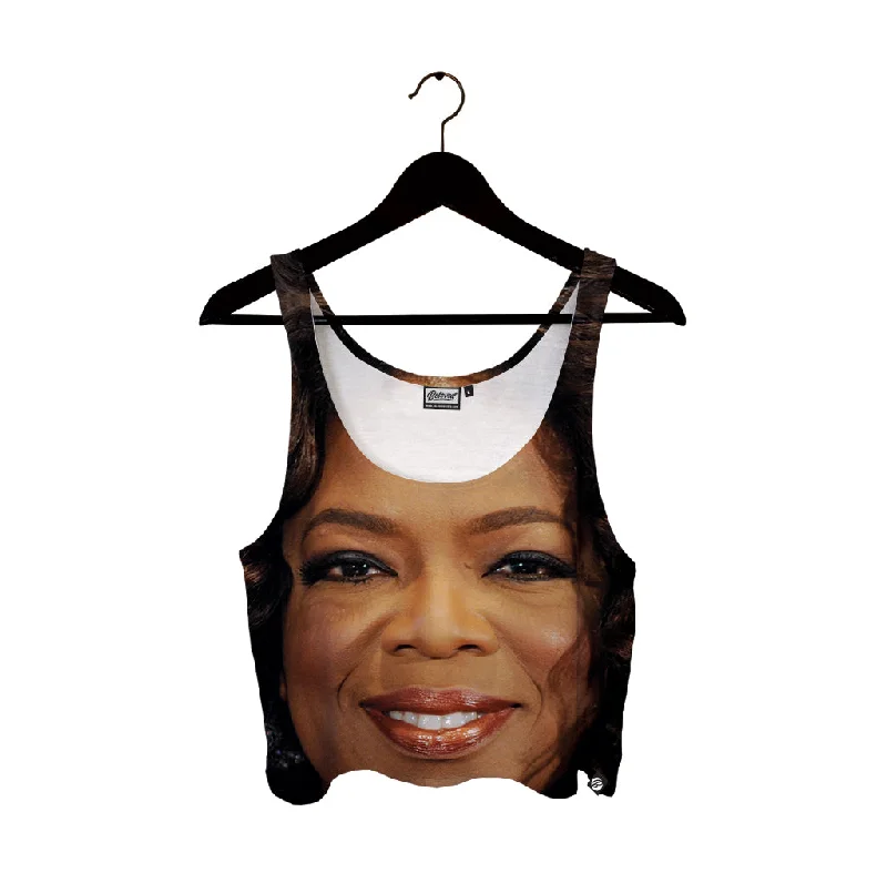 Oprah Crop Top Spandex Blend Rayon Blend Denim Blend