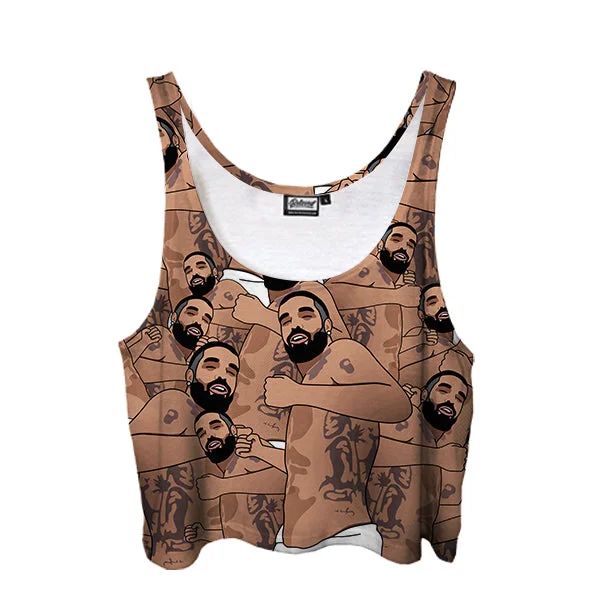 Dancing Drake Crop Top Boxy Fit Fitted Loose