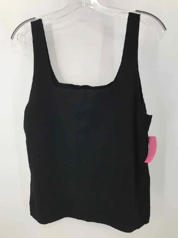 Pre-Owned Banana Republic Black Size XL Tank Top lace tank top