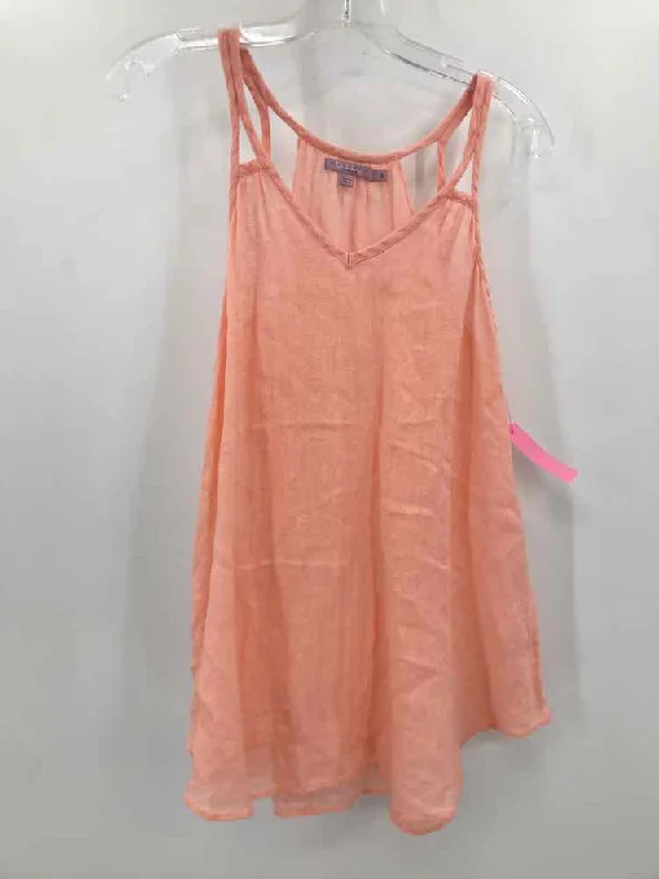 Pre-Owned Calypso Orange Size Small Tank Top basic tank top