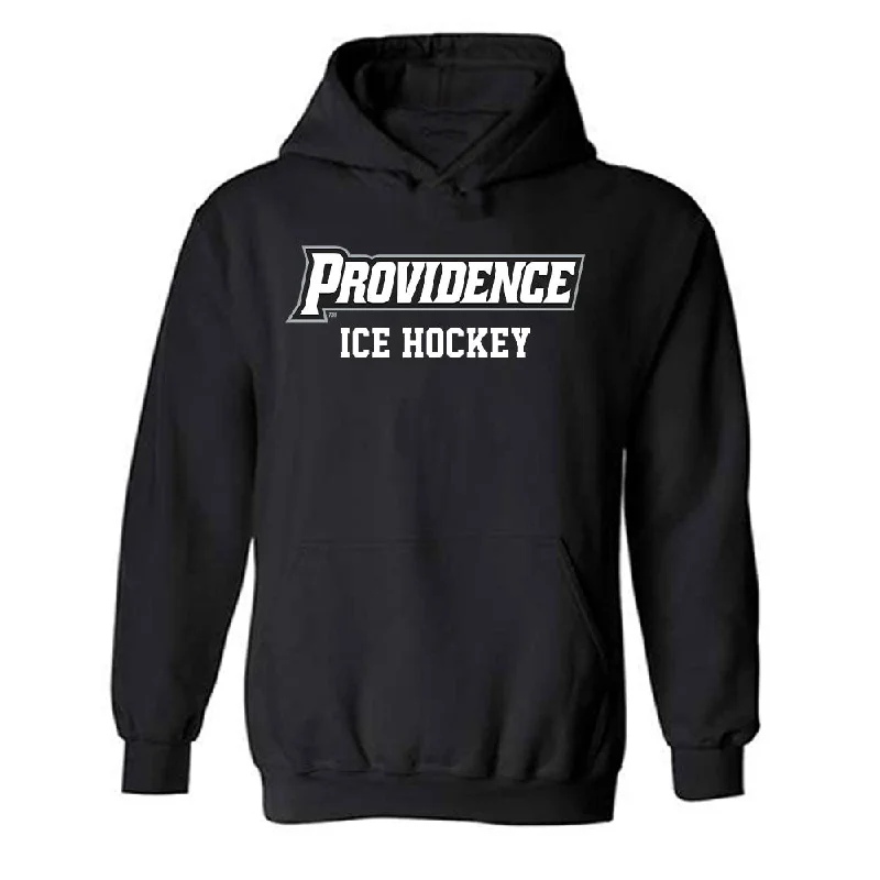 Providence - NCAA Women's Ice Hockey : Hannah Johnson - Classic Shersey Hooded Sweatshirt Hoodie with Strings Custom Fit Adjustable