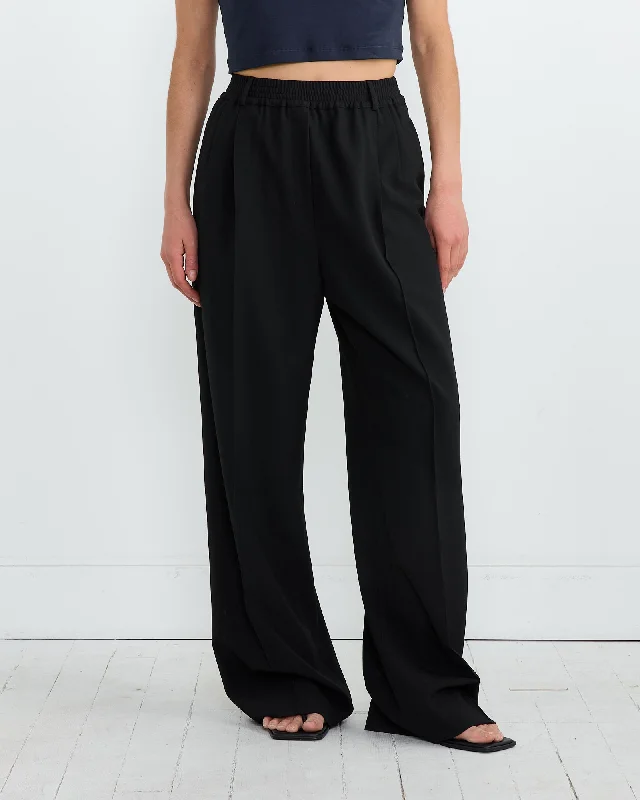 Erwin Trouser in Black Trousers Seasonal Trendy