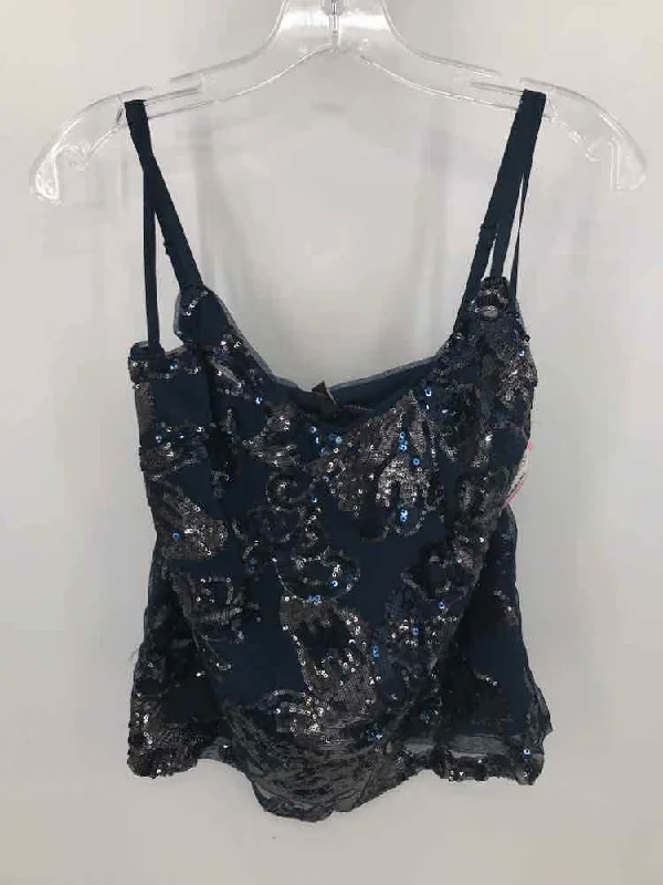 Pre-Owned WHBM Navy Size Small P Tank Top bronze tank top